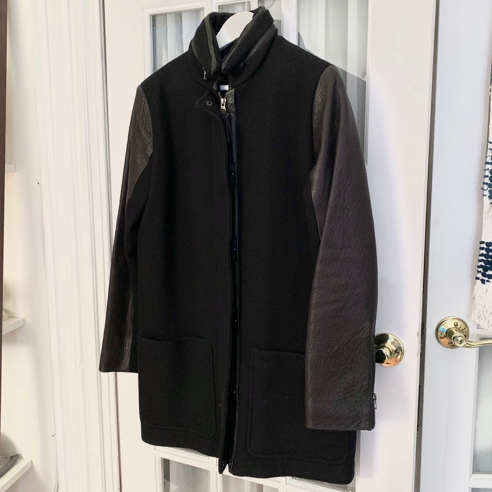 MACKAGE Wool & Leather Winter Coat/Jacket -  Small